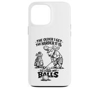Custodia per iPhone 13 Pro Max Divertente Golf Moose The Older I Get Humor Joke