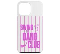 Custodia per iPhone 13 Pro Max Divertente Golf Swing the Dang Club Rosa Golf Mom