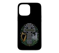 Custodia per iPhone 13 Pro Max Divertente Irlanda Celtic Cross National Pride Detto
