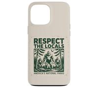 Custodia per iPhone 13 Pro Max Divertente rispetto La gente del posto Cryptids Folklure Sasquatch