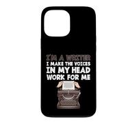 Custodia per iPhone 13 Pro Max Divertente, sono uno scrittore, faccio in modo che le voci nella mia testa funzionino per me