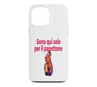 Custodia per iPhone 13 Pro Max Divertenti Frasi Natale Panettone Amanti Dolce