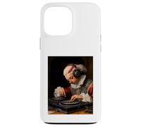 Custodia per iPhone 13 Pro Max DJ Mozart - Classical Music Meets Turntable | Funny DJ Music