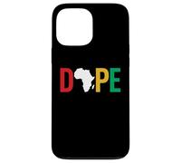 Custodia per iPhone 13 Pro Max Dope Africa Map Juneteenth Pan African Pride