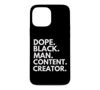 Custodia per iPhone 13 Pro Max Dope Black Man Content Creator Orgoglio afroamericano