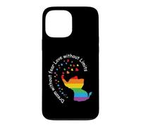Custodia per iPhone 13 Pro Max Dream Without Fear Elephant LGBT Rainbow Gay Pride Month