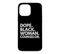 Custodia per iPhone 13 Pro Max Droga Black Woman Counselor Consulenti afroamericani