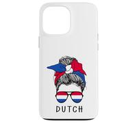 Custodia per iPhone 13 Pro Max Dutch Girl Dutch Heritage Netherlands Flag