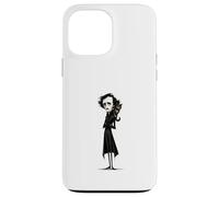 Custodia per iPhone 13 Pro Max Edgar Allan Poe Beloved Cat