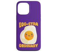 Custodia per iPhone 13 Pro Max Egg-Stra, simpatico gioco di parole a forma di uovo fritto