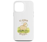 Custodia per iPhone 13 Pro Max El Señor Es Mi Pastor Agnello Design Salmo 23:1 Carino Pecora