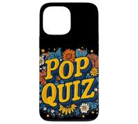 Custodia per iPhone 13 Pro Max Emblema Quiz Pop Fiorito