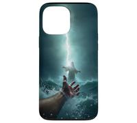Custodia per iPhone 13 Pro Max Epic Bible Story Christian Graphic - Jesus Saving Peter