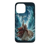 Custodia per iPhone 13 Pro Max Epic Japanese Anime Christian Bible - Moses Parting The Sea