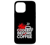 Custodia per iPhone 13 Pro Max ER Nurse Code 99 Before Coffee Medical Humor