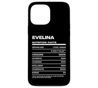 Custodia per iPhone 13 Pro Max Evelina Dichiarazione Nutrizionale Nome Divertente