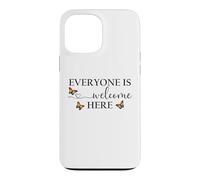 Custodia per iPhone 13 Pro Max Everyone is Welcome Here Pride Sign Lesbian Butterfly Pride