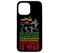 Custodia per iPhone 13 Pro Max EVERYWHERE IS WAR Discorso Haile Selassie Leone Giuda Reggae
