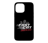 Custodia per iPhone 13 Pro Max Fast Cat Dog scatena la velocità sport