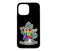 Custodia per iPhone 13 Pro Max Favoloso Rainbow Pride-o-Saurus Rex