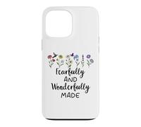 Custodia per iPhone 13 Pro Max Fearfully & Wonderfully Made Sign Bible Verse Psalm 139:14