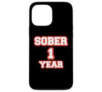 Custodia per iPhone 13 Pro Max Felice Sobriety 1 Anno Cool Anniversary Red Sobriety
