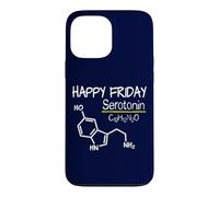 Custodia per iPhone 13 Pro Max Felice Venerdì Serotonina Molecola Divertente Chimica Scienza