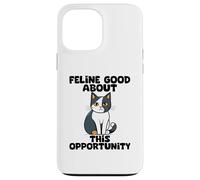 Custodia per iPhone 13 Pro Max Felino, buon amante dei gatti in cerca di lavoro