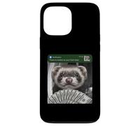 Custodia per iPhone 13 Pro Max Ferret C'è movimento alla tua porta di casa sciocco