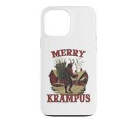 Custodia per iPhone 13 Pro Max Figura leggendaria Krampus | Maschera Krampus Run Perchten |