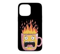 Custodia per iPhone 13 Pro Max Fire Cup Cerca gli amanti delle bevande calde invernali