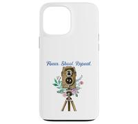 Custodia per iPhone 13 Pro Max Focus Shoot Repeat Photography Camera Lens Design Funny