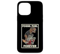 Custodia per iPhone 13 Pro Max Fossil Fuel Forever T-Rex V8 Engine Anti EV Car Ragazzi Umorismo