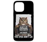 Custodia per iPhone 13 Pro Max Foto segnaletica Guilty of Knowing Too Much The Eyes Dont Lie