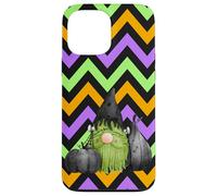 Custodia per iPhone 13 Pro Max Frankenstein Halloween gnomo verde carino mostro spettrale