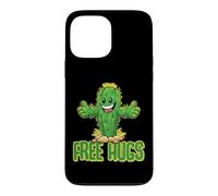 Custodia per iPhone 13 Pro Max Free Hugs - Simpatico cactus da abbracciare con frase
