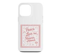 Custodia per iPhone 13 Pro Max Fresco Orso Pace Segno Christian Doodle