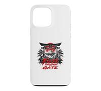 Custodia per iPhone 13 Pro Max Fuji Attraverso Il Cancello Giappone Torii Scena Paesaggio