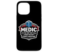 Custodia per iPhone 13 Pro Max Fun Medic I'm The One They Call When The EMT inizia a sudare