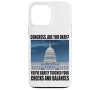 Custodia per iPhone 13 Pro Max Funny Congress US Capitol Politics Joke Washington DC Humor