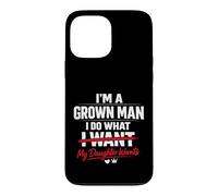 Custodia per iPhone 13 Pro Max Funny Dad Father I'm A Grown Man I Do What My Daughter Wants