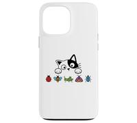 Custodia per iPhone 13 Pro Max Funny Entomologist Saying Easily Distracted by Cats and Bugs