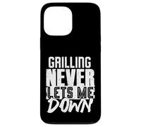 Custodia per iPhone 13 Pro Max Funny Grill Grilling Master Barbecue da giardino