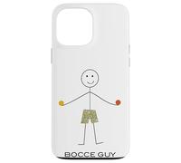 Custodia per iPhone 13 Pro Max Funny Men Bocce Ball, Boy Bocci Gifts