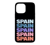 Custodia per iPhone 13 Pro Max Funny Modern Repetitive Text Design Spain Spaniard Europe