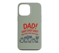 Custodia per iPhone 13 Pro Max Funny Raccoon Dad Yelling Raccoons Father's Day