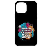 Custodia per iPhone 13 Pro Max Funny Rug Tufting Gun New Zealand Wool Addiction