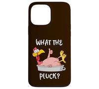 Custodia per iPhone 13 Pro Max Funny Turkey What the Pluck Camicia del Ringraziamento Uomo Donna