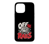 Custodia per iPhone 13 Pro Max Fuori dai binari divertente gioco di parole del treno