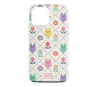 Custodia per iPhone 13 Pro Max Gabby’s Dollhouse Floral Cat Tile All Over Print